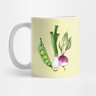 cute vegetables cartoon Mug